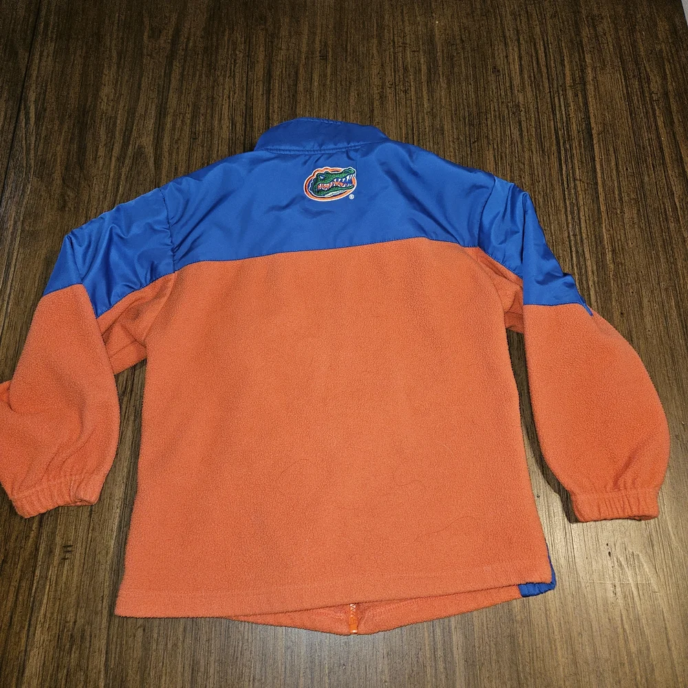 NCAA Gators Vibrant Blue and Orange Apparel Kids Jacket Size 8